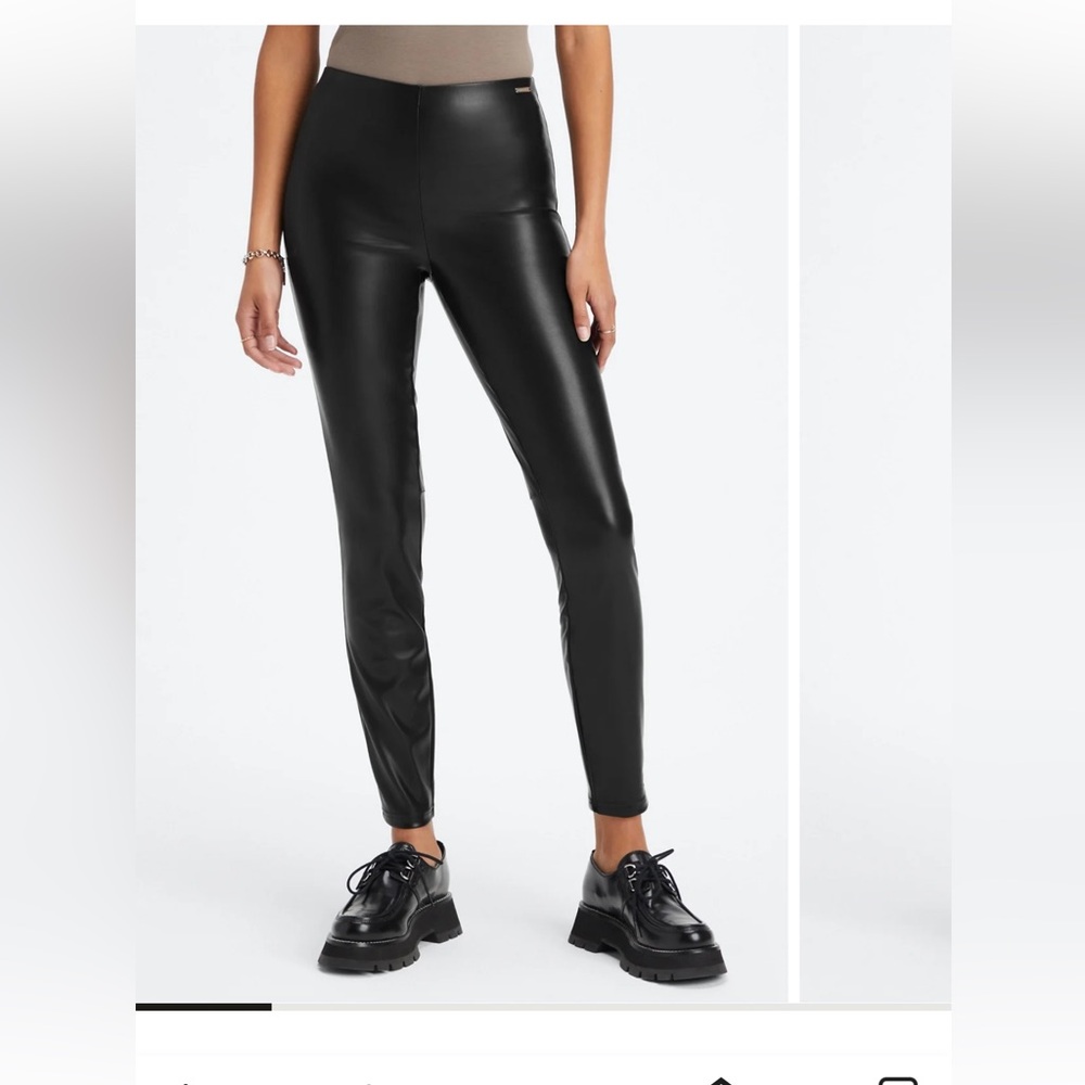 Fabletics vegan leather leggings
